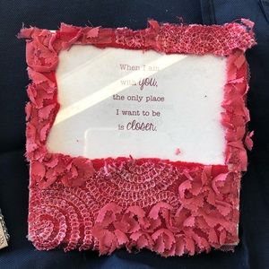 Valentine unique homemade frame